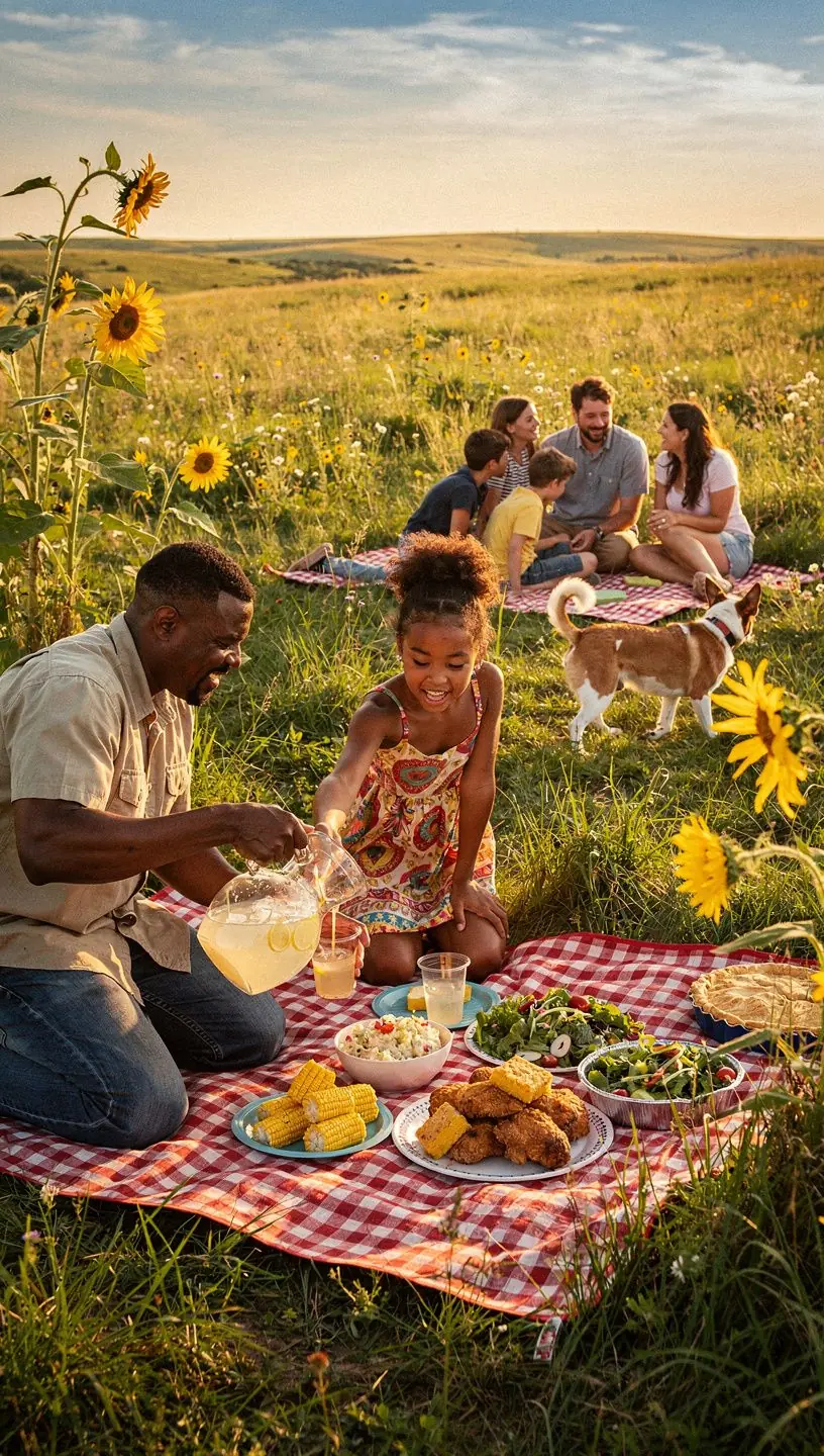 Исторический памятник с западной архитектурой на фоне зелёных лугов.